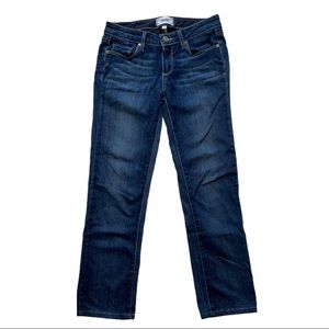 Paige Skyline Straight Denim Jeans Blue 25